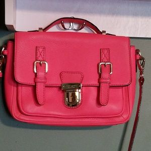 Kate Spade RARE Neon Coral Essex Scout Messenger